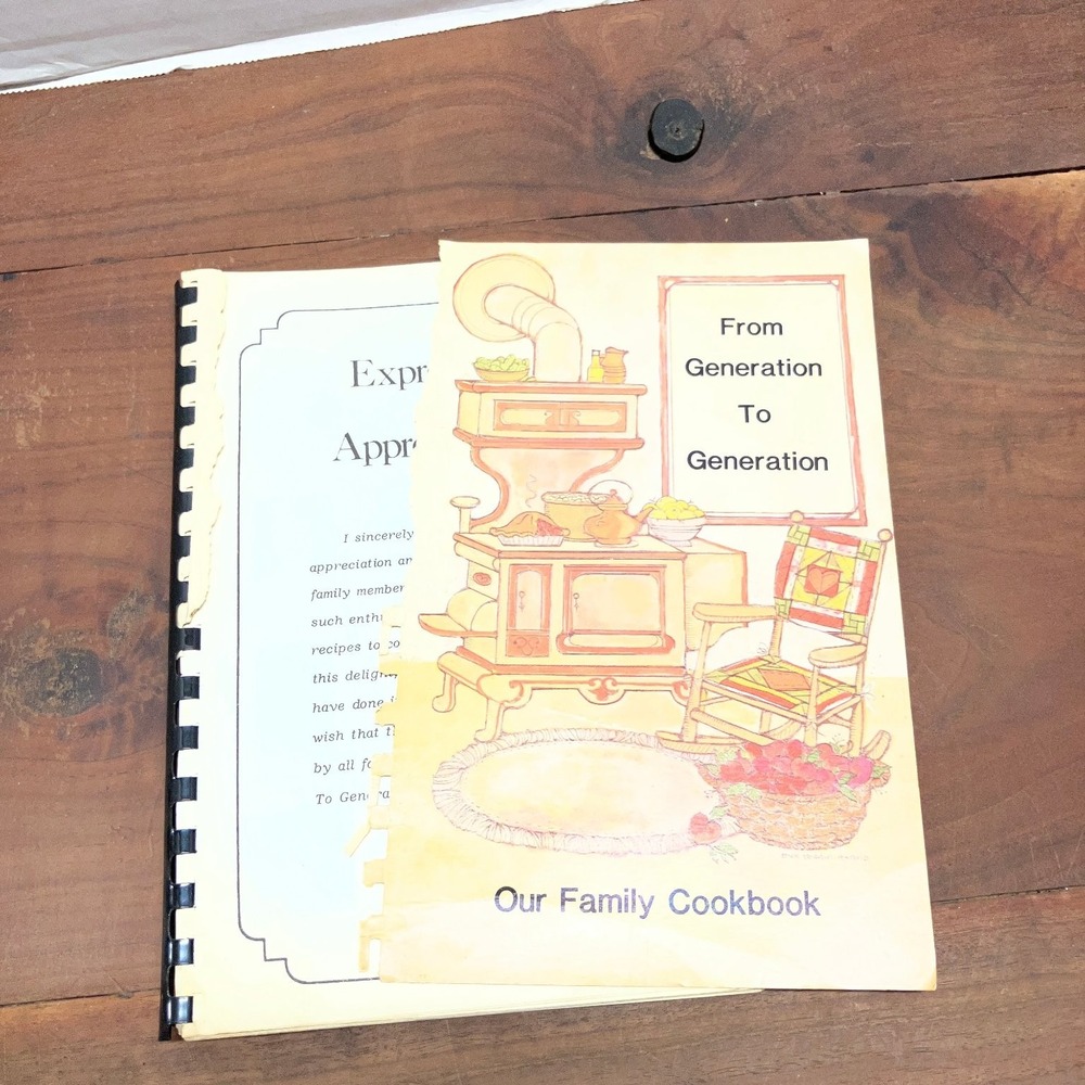 Our Family Cookbook From Generation To Generation 1982 Community Recipes